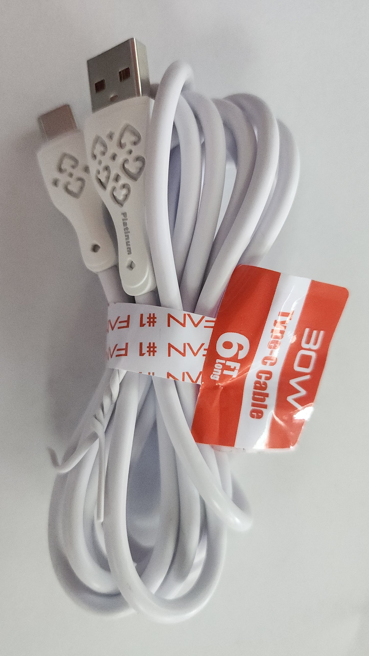 Type C Cable 6 feet 30W