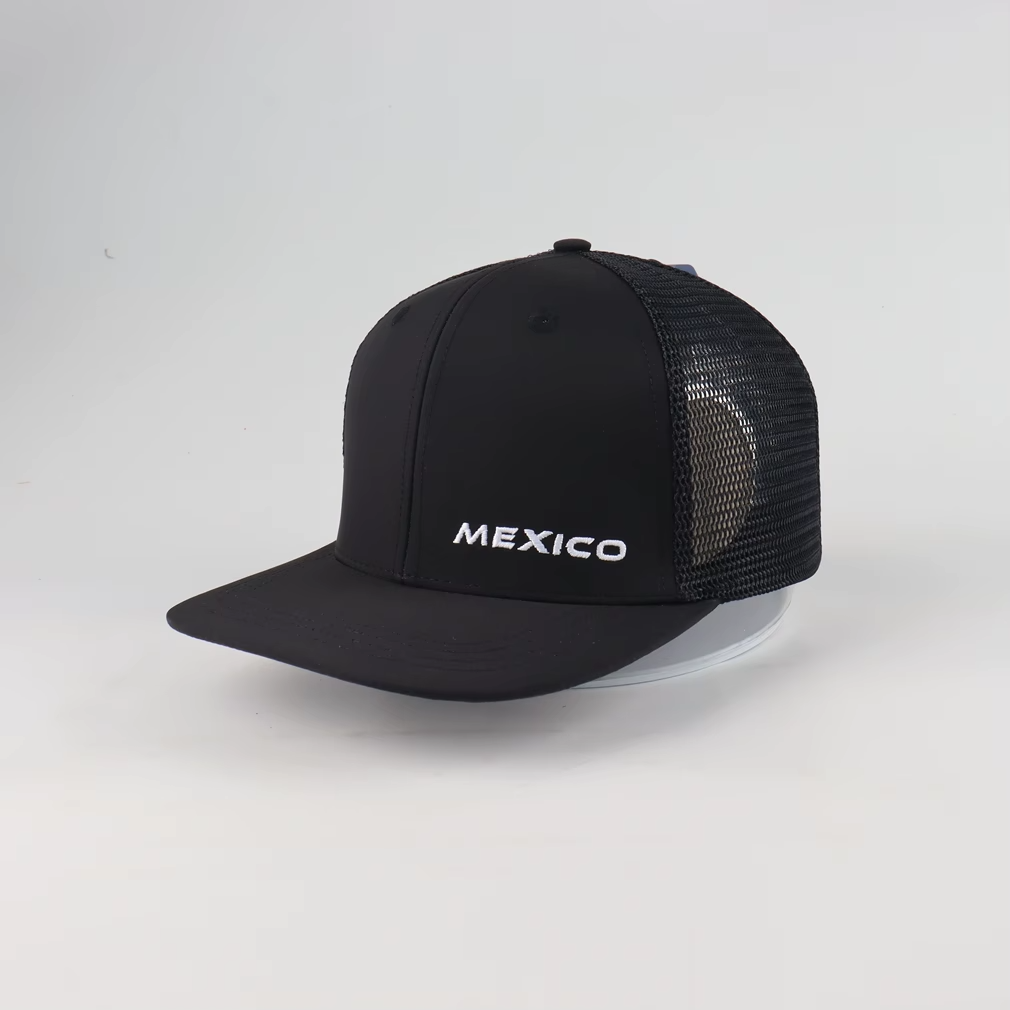 Baseball hat Mexico Black Mesh