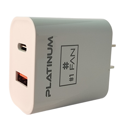 30W PD GaN Wall Charger ( 1 USB + 1 PD )