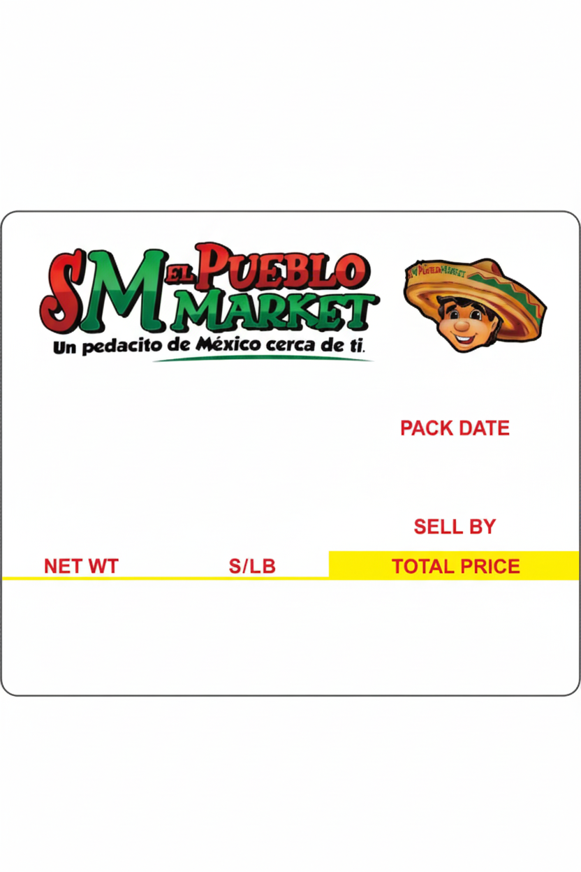 Private Scale Label in any size