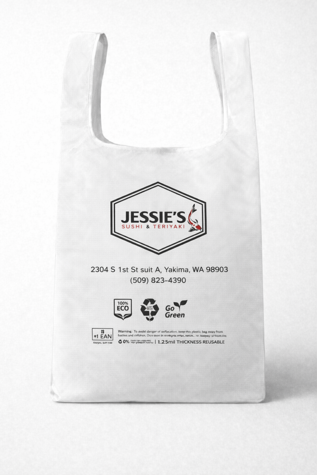 Custom Plastic Bags with  2 Color Print - Special Order ... Call Your Sales Rep