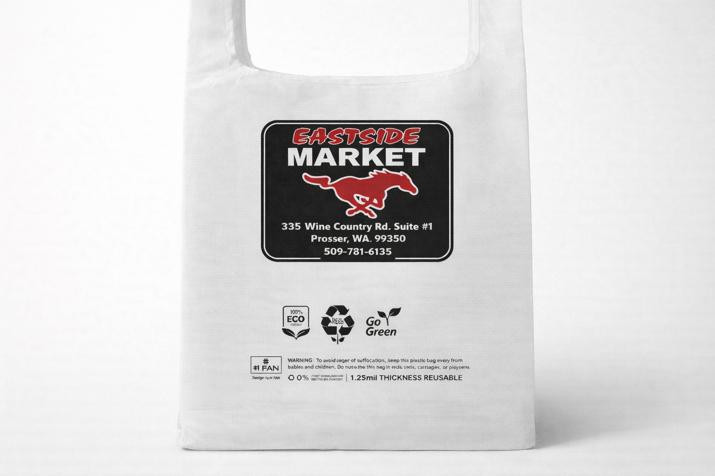 Custom Plastic Bags with  2 Color Print - Special Order ... Call Your Sales Rep