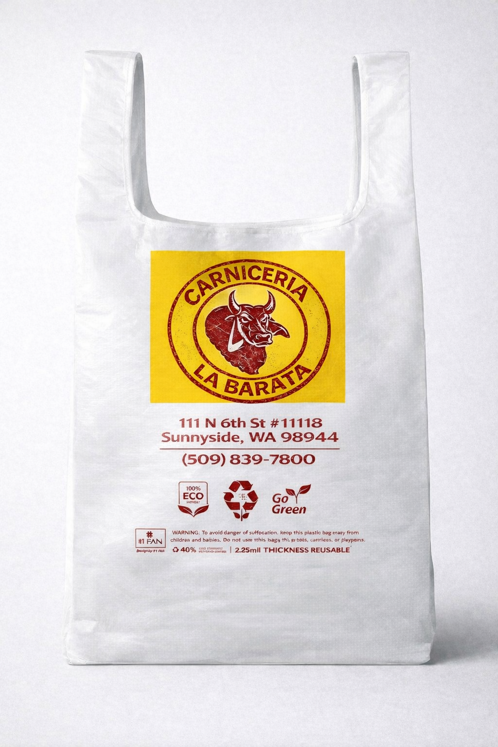 Custom Plastic Bags with  2 Color Print - Special Order ... Call Your Sales Rep