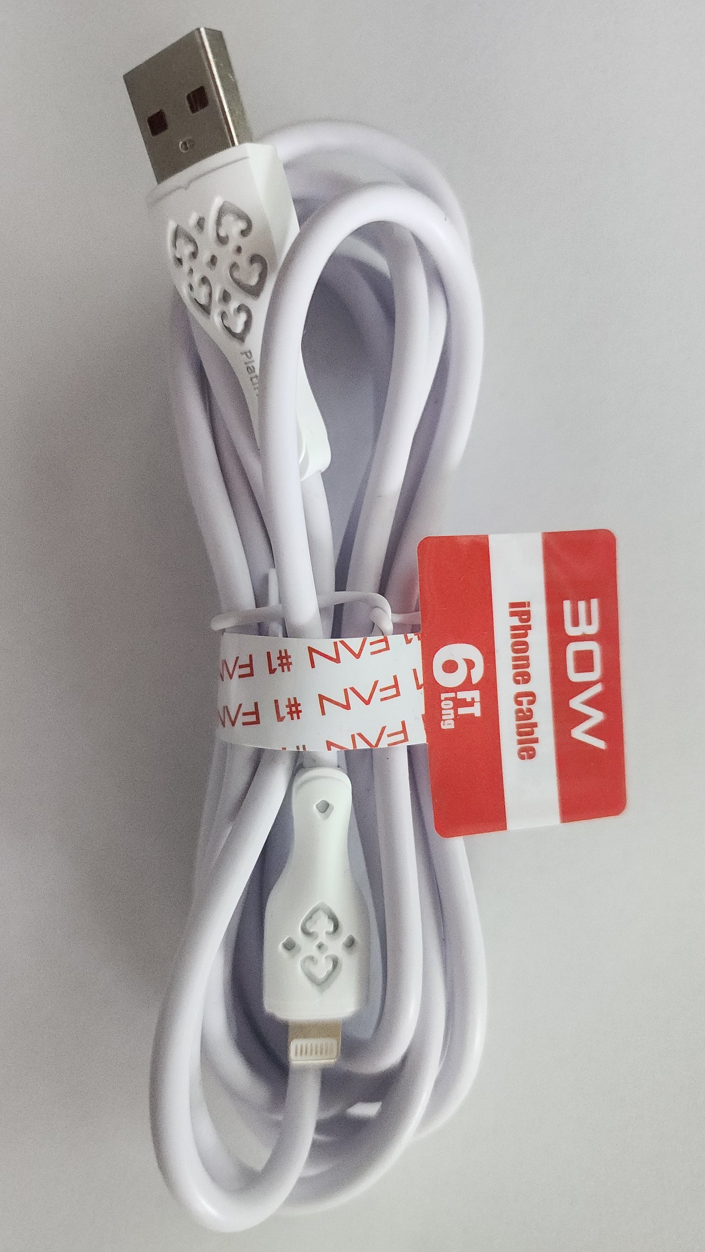 iPHONE Cable 6 feet 30W