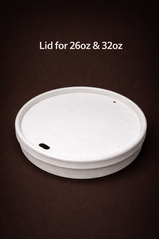 116mm Paper Lid for 26oz & 32oz Soup Cup