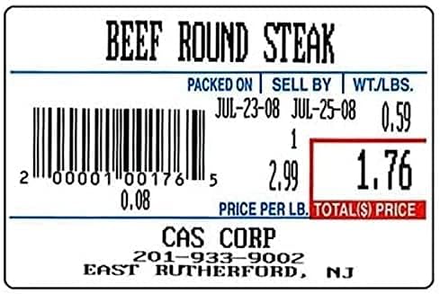 58 x 40 mm Label - Scale,  1000pcs/roll (1 BOX / 24 Rolls)
