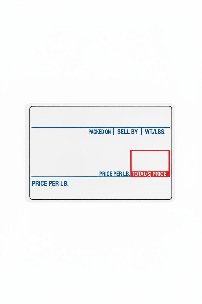 58 x 40 mm Label - Scale,  1000pcs/roll (1 BOX / 24 Rolls)