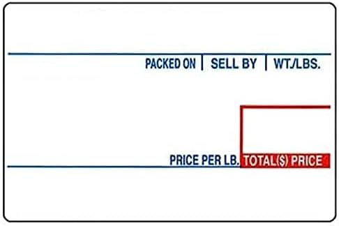 58 x 30 mm Printing Scale,  1000pcs/roll (1 BOX / 24 Rolls)