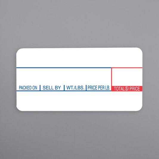 58 x 30 mm Label  Scale, 1000 pcs / roll (1 BOX / 24 Rolls) (Copy) (Copy)