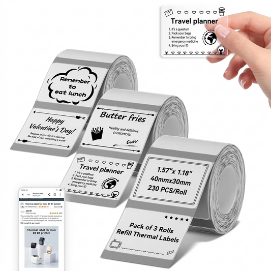 40 x 30 mm Printing Scale, 230pcs/roll (1 BOX / 24 Rolls)