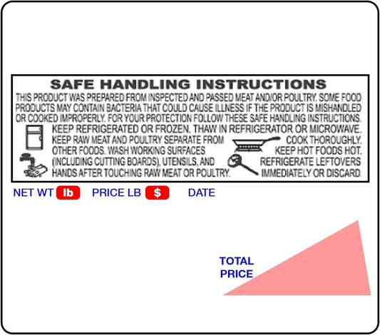64 x 59 mm Printing Scale,  625pcs/roll (1 BOX / 24 Rolls)