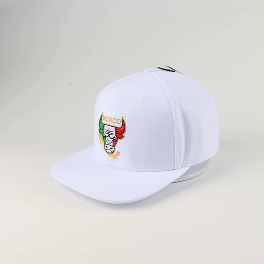 Baseball hat Mexico Bull White