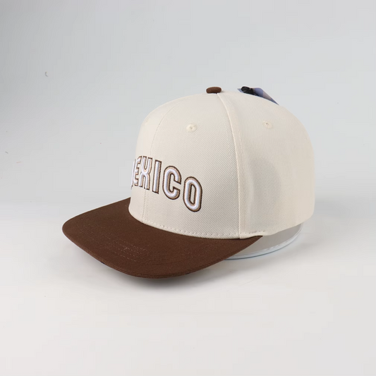 Baseball hat Mexico Cream / Brown