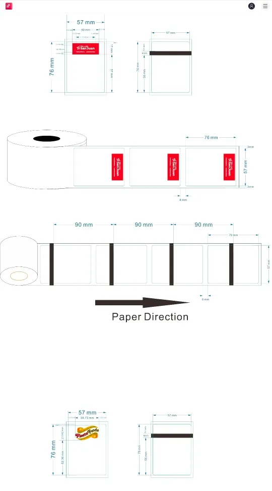 Private Scale Label in any size