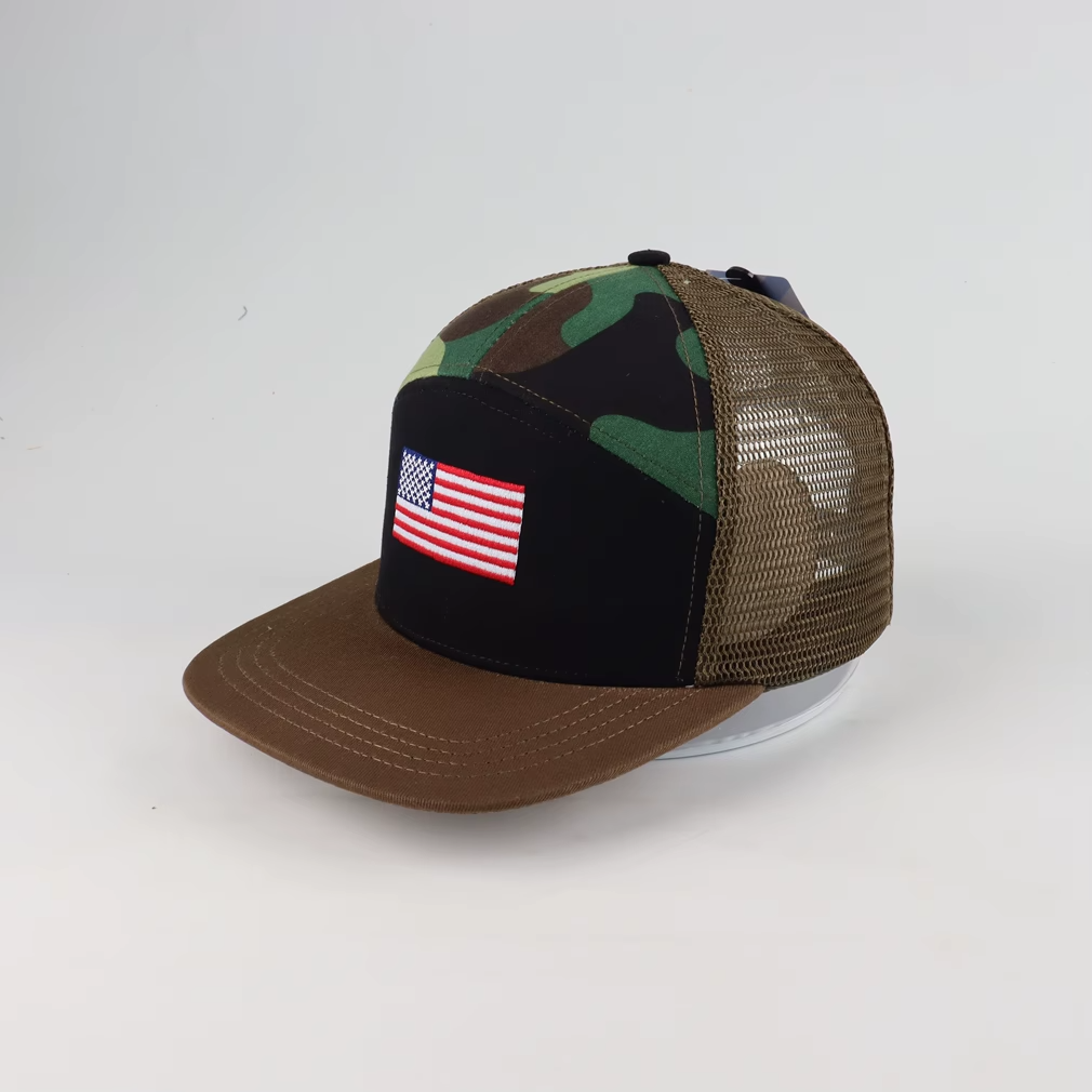 Baseball hat USA Camo mesh