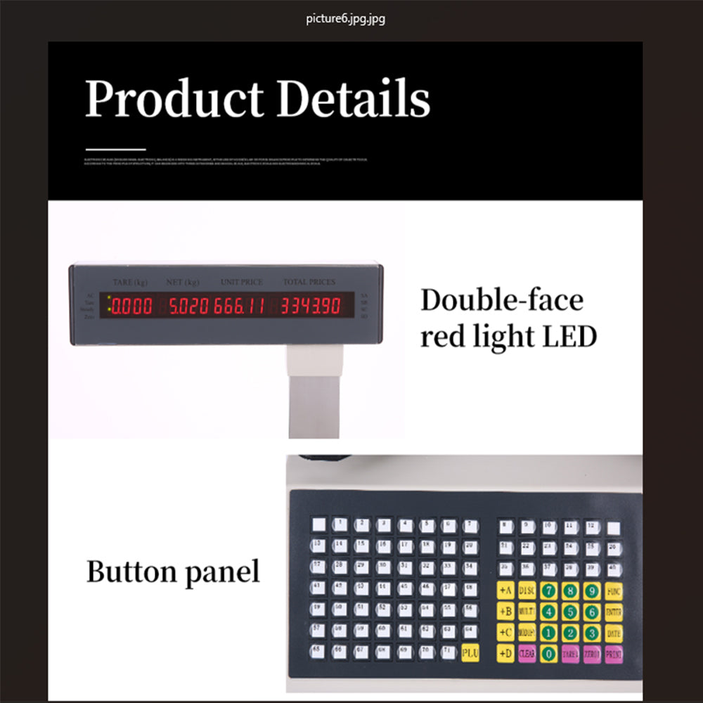 Scale Thermal Label Scale      *** "COMING SOON "