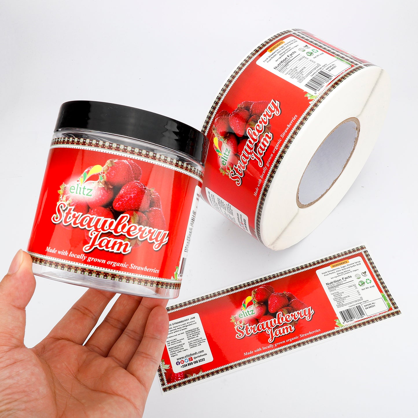 Label Sticker Any size and Any color