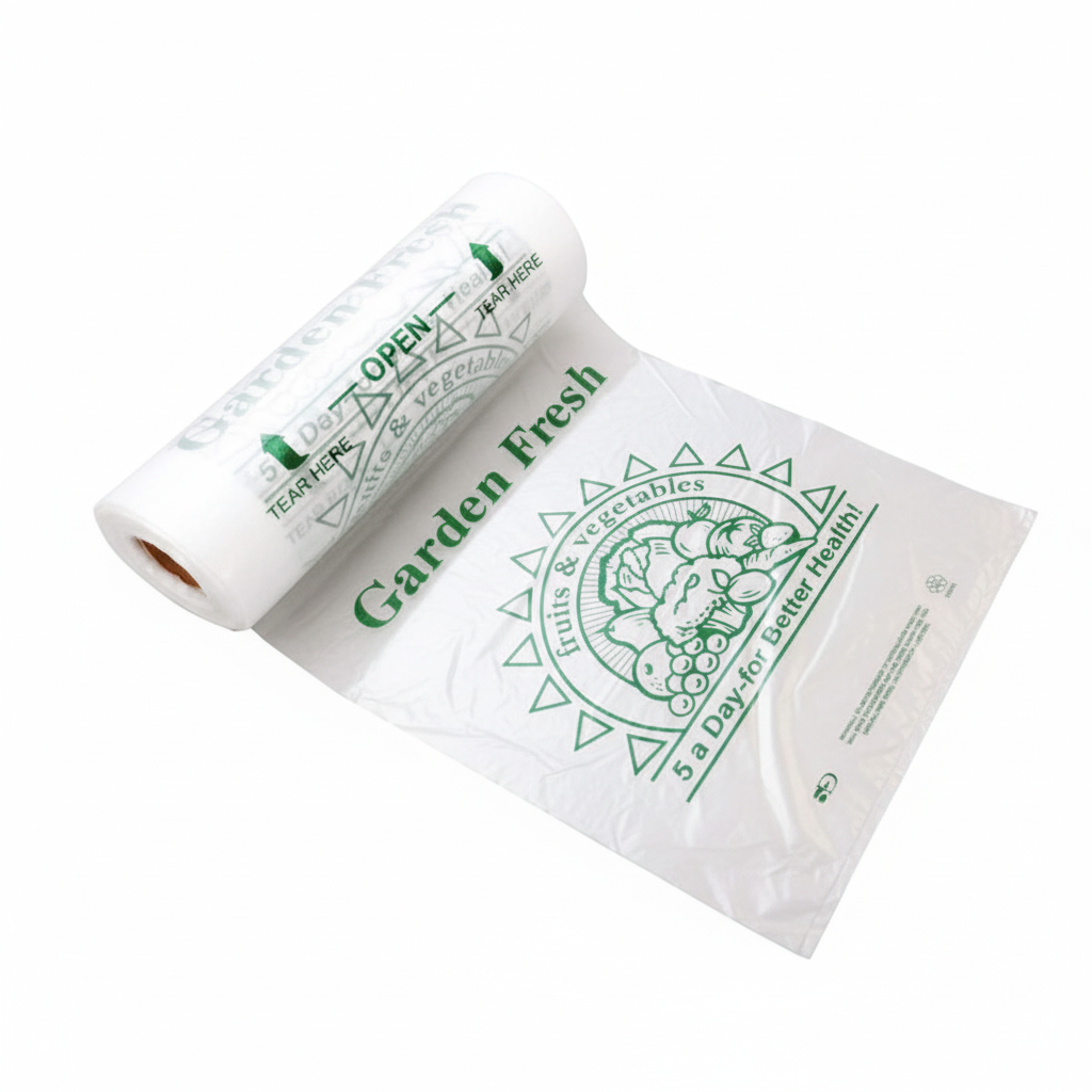 11 In x 19 Plastic Produce Roll Bag LDPE