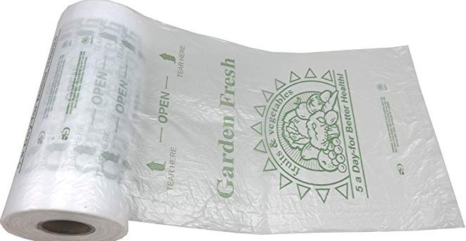 11 In x 19 Plastic Produce Roll Bag LDPE
